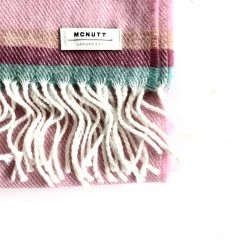 McNutt Flamingo First Baby Blanket - Handmade In Donegal Ireland