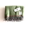 McNutt Green Mini Blanket - Handmade In Donegal Ireland