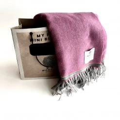 McNutt Rose Pink Mini Blanket - Handmade In Donegal Ireland Clothing Brands