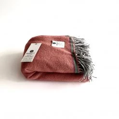 McNutt Clothing Brands Orange Mini Blanket - Handmade In Donegal Ireland