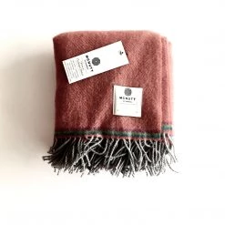 McNutt Clothing Brands Orange Mini Blanket - Handmade In Donegal Ireland