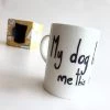 We Have It Wrapped UP All Mugs My Dog Bought Me This Mug - Belfast - Humorous - Bone - China - Mug