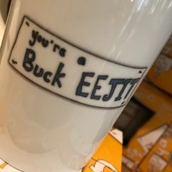 Wrapped UP Belfast YOU'RE A BUCK EEJIT - Belfast - Slang - Humorous - Bone - China - Mug All Mugs