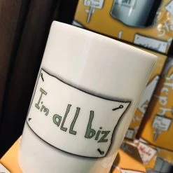 We Have It Wrapped UP I'M ALL BIZZ - Belfast - Slang - Humorous - Bone - China - Mug All Mugs