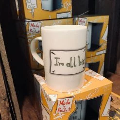 We Have It Wrapped UP I'M ALL BIZZ - Belfast - Slang - Humorous - Bone - China - Mug All Mugs