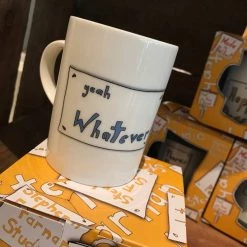 Wrapped UP Belfast All Mugs YEAH WHATEVER - Belfast - Slang - Humorous - Bone - China - Mug