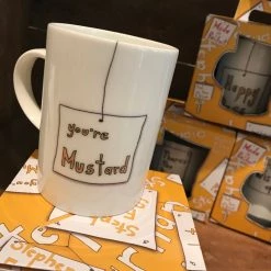 Wrapped UP Belfast YOU'RE MUSTARD - Belfast - Slang - Humorous - Bone - China - Mug