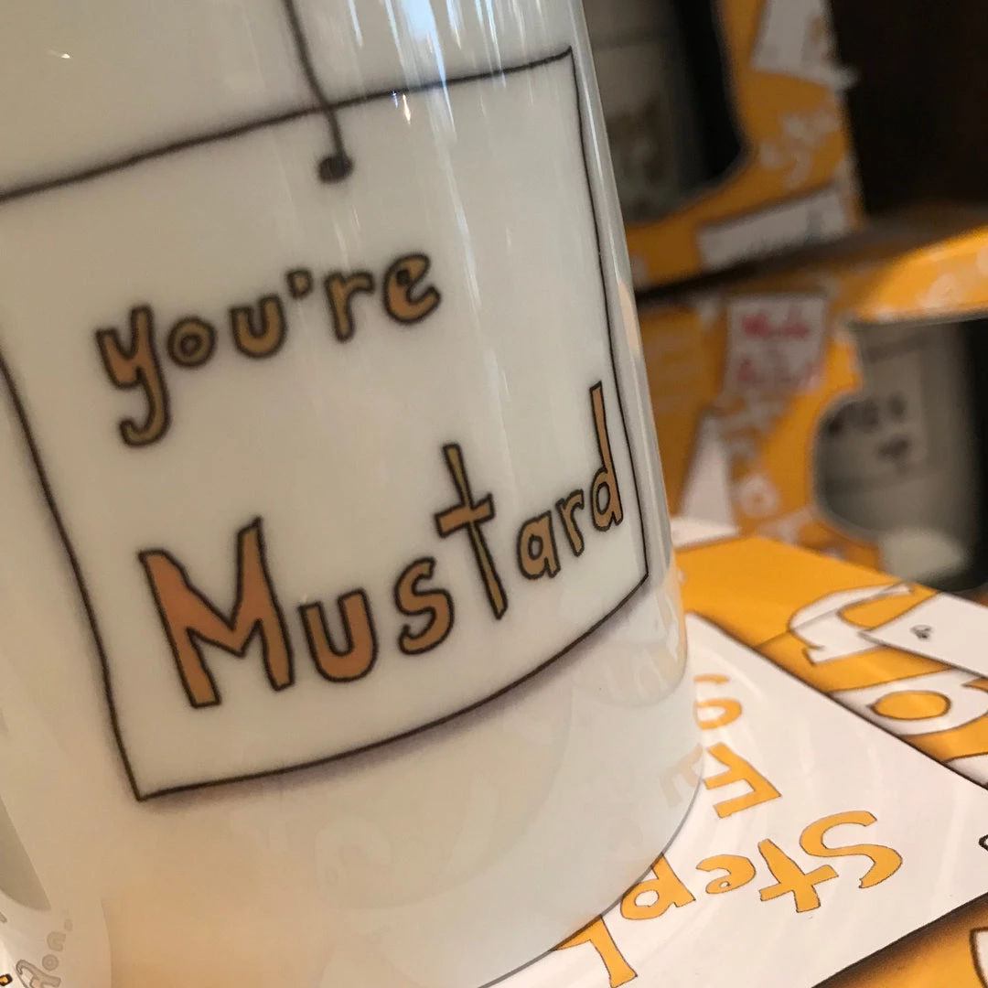 Wrapped UP Belfast YOU'RE MUSTARD - Belfast - Slang - Humorous - Bone - China - Mug