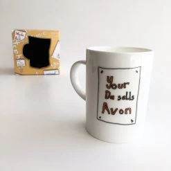 Wrapped UP Belfast YOUR DA SELLS AVON - Belfast - Slang - Humorous - Bone - China - Mug
