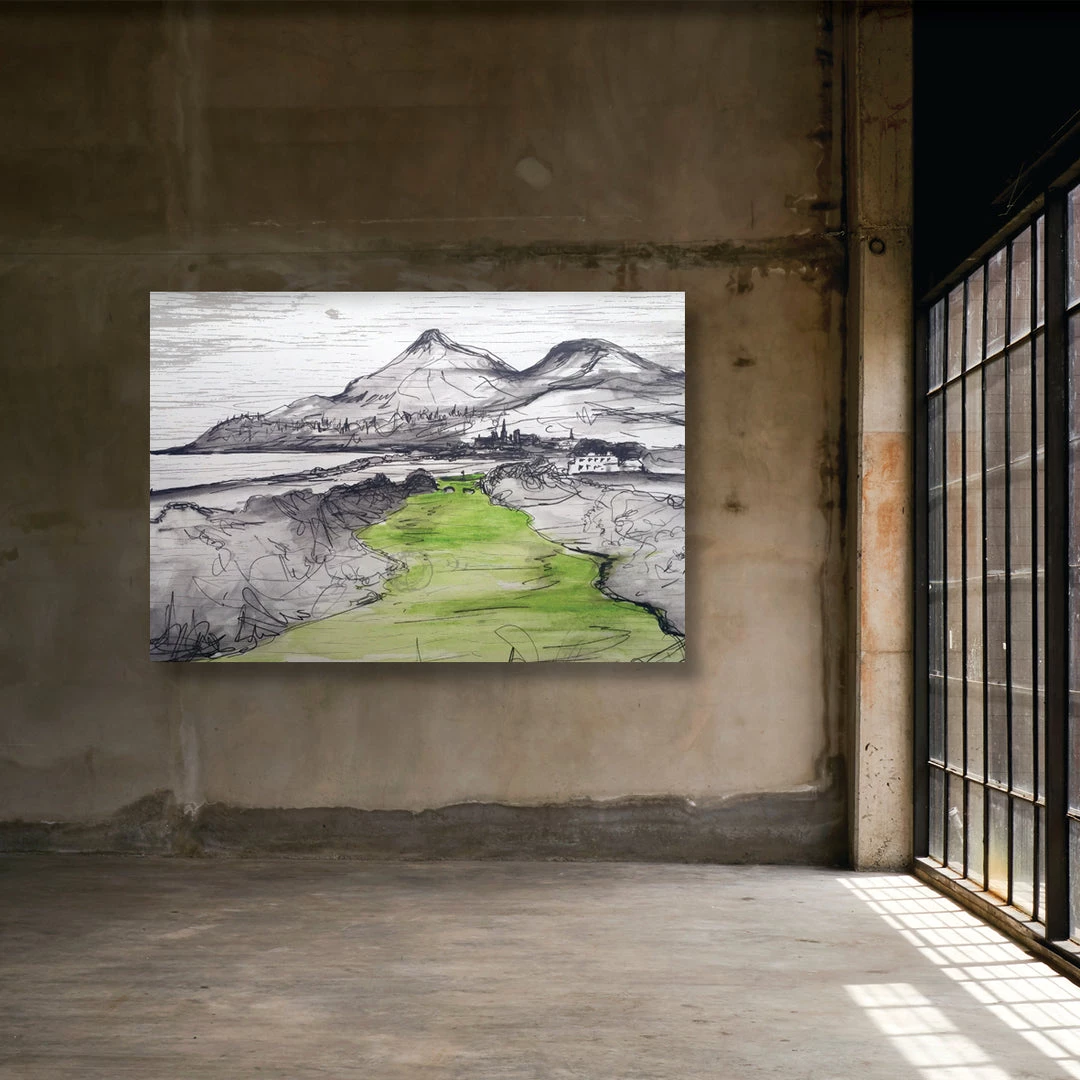 Stephen Farnan Studio Places THE NINTH HOLE - Newcastle Golf Club Royal County Down By Stephen Farnan