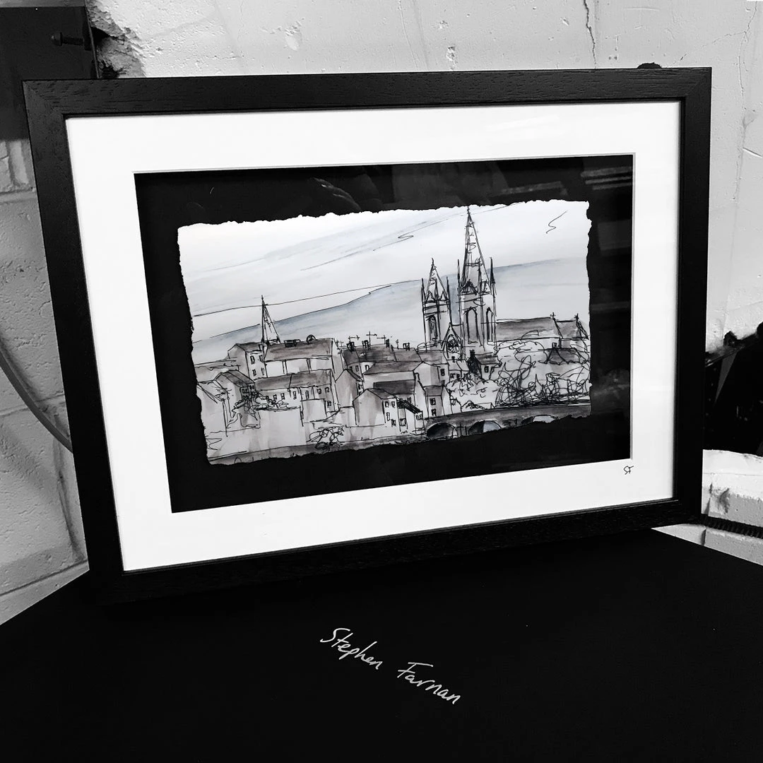Stephen Farnan Studio Places OMAGH TOWN - (C) County Tyrone By Stephen Farnan