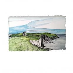 Stephen Farnan Studio OLD KINSALE HEAD - Headland Golf Cliffs County Cork By Stephen Farnan