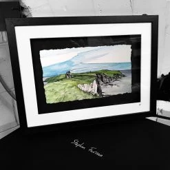 Stephen Farnan Studio OLD KINSALE HEAD - Headland Golf Cliffs County Cork By Stephen Farnan
