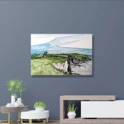 Stephen Farnan Studio OLD KINSALE HEAD - Headland Golf Cliffs County Cork By Stephen Farnan