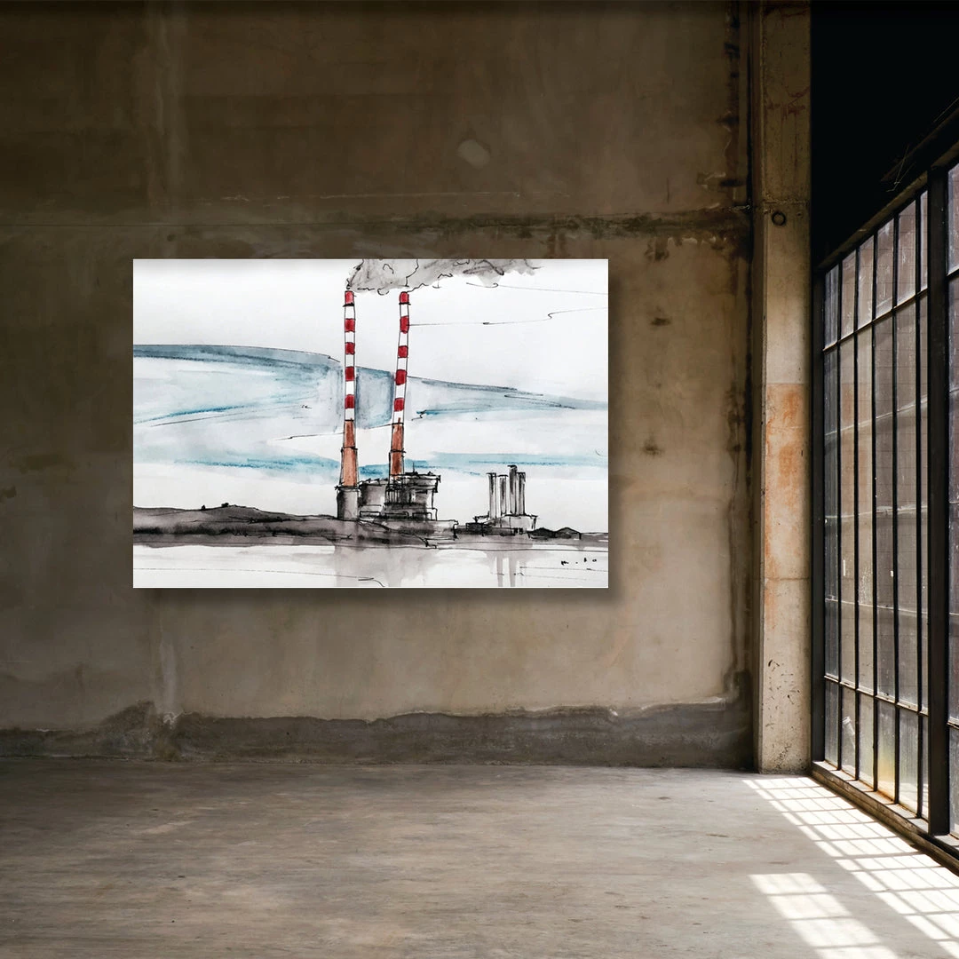 Stephen Farnan Studio POOLBEG, DUBLIN - Power Station Pigeon House County Dublin By Stephen Farnan