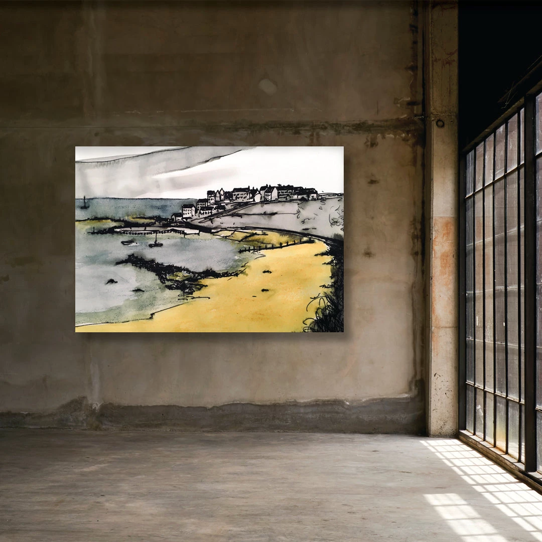 Stephen Farnan Studio PORTBALLINTRAE - Seaside Village North Coast County Antrim By Stephen Farnan Places