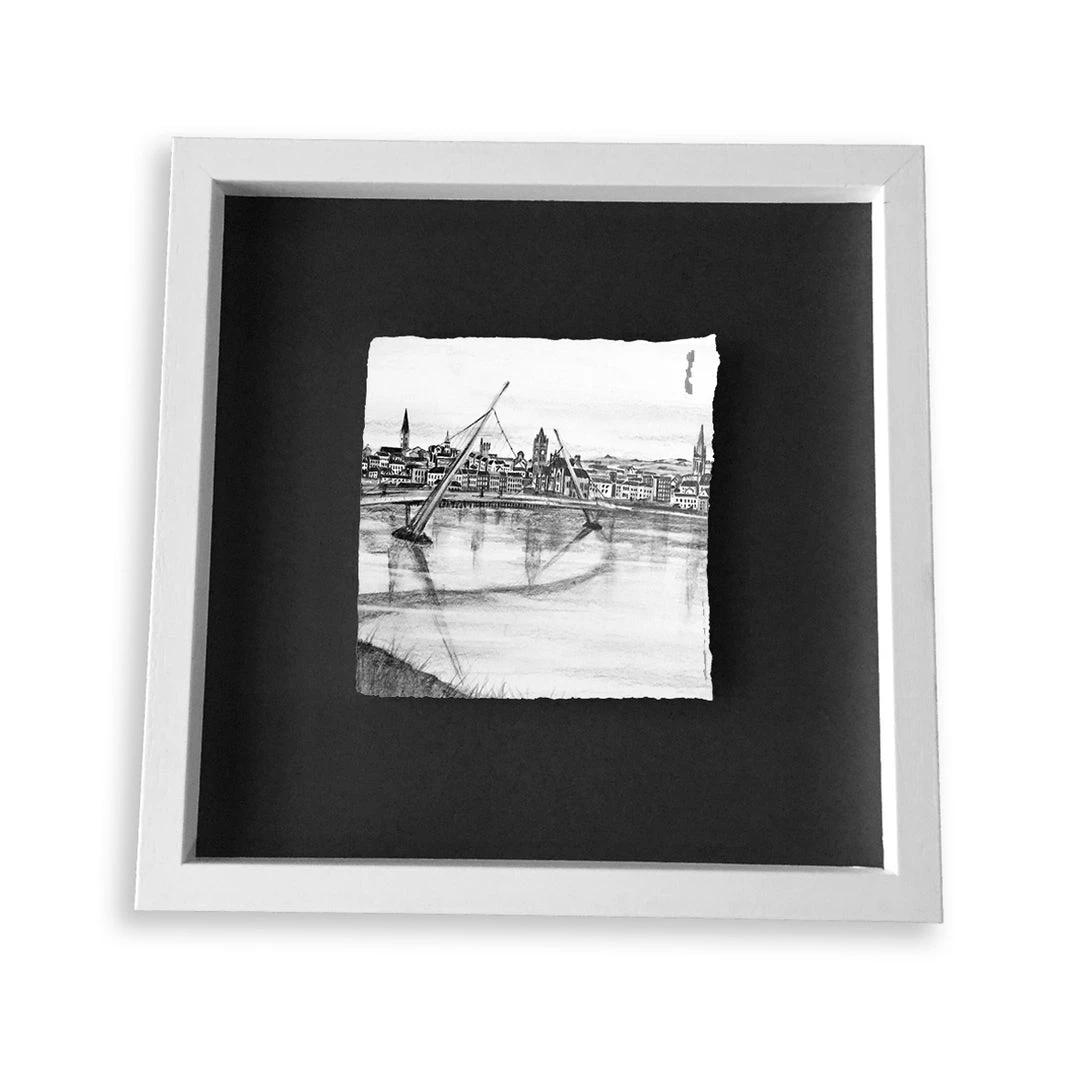 Stephen Farnan Studio The Peace Bridge - County Derry By Stephen Farnan
