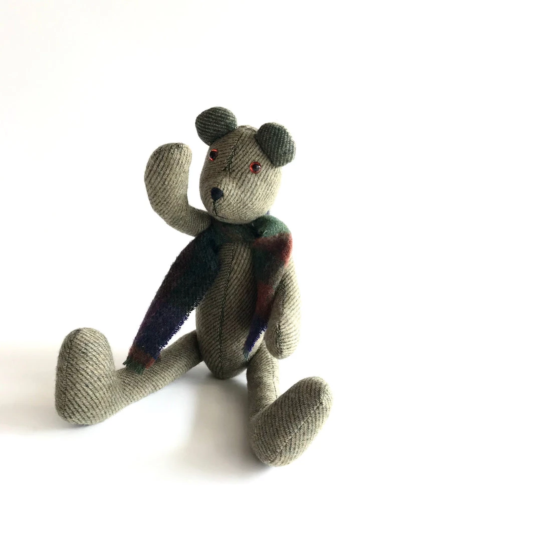 Pieces Of Great Hugo - Handmade Teddy Bear - Looking For A New Home! Heritage Gifts