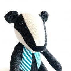 Pieces Of Great Seamus - Handmade Teddy Badger - Looking For A New Home! Heritage Gifts