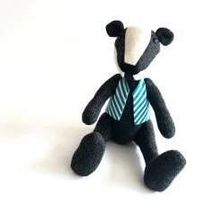 Pieces Of Great Seamus - Handmade Teddy Badger - Looking For A New Home! Heritage Gifts