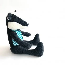 Pieces Of Great Seamus - Handmade Teddy Badger - Looking For A New Home! Heritage Gifts