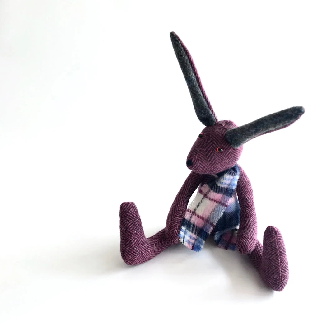 Pieces Of Great Heritage Gifts Britney - Handmade Teddy Hare - Looking For A New Home!