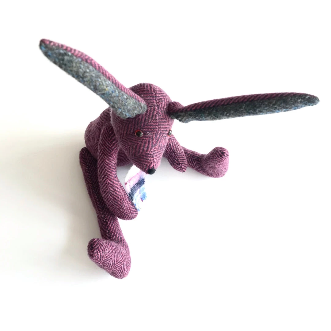 Pieces Of Great Heritage Gifts Britney - Handmade Teddy Hare - Looking For A New Home!