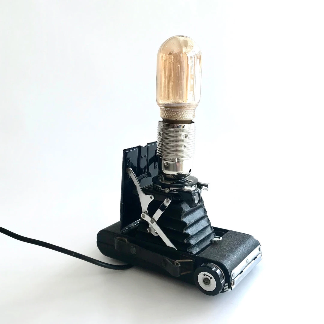 Home Accessories VINTAGE BELLOWS CAMERA RETRO TABLE LAMP - Re-imagined Vintage Objects By RETRO Lighting