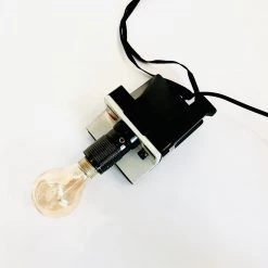 POLAROID CAMERA RETRO TABLE LAMP - Red Button - Re-imagined Vintage Objects By RETRO Lighting
