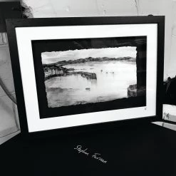 Stephen Farnan Studio ROUNDSTONE AND THE TWELVE PINS - Harbour Connemara Mountains County Galway By Stephen Farnan