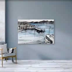 Stephen Farnan Studio Roundstone Harbour - County Galway By Stephen Farnan