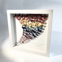 Rebeka Kahn Art BUTTERFLY BUTTERFLIES - Raku Ceramic Art By Rebeka Kahn Ceramic Wall Art