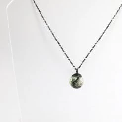 Ruby Robin FOREST MOSS Pendant Necklace
