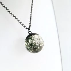 Ruby Robin FOREST MOSS Pendant Necklace