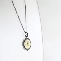 Ruby Robin PANSY Pendant Necklace