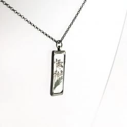 Ruby Robin WILDFLOWER Pendant Necklace