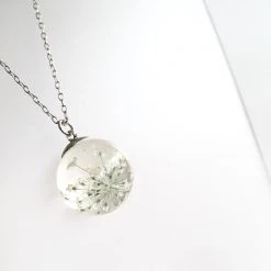 Ruby Robin QUEEN ANNES LACE Pendant Necklace