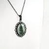 Ruby Robin FOREST FERN Pendant Necklace
