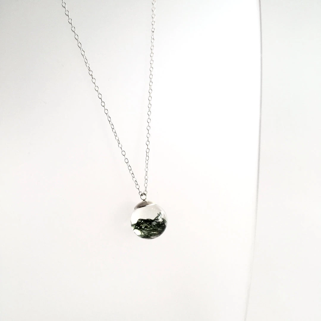 Ruby Robin FOREST MOSS Pendant Necklace All Jewellery