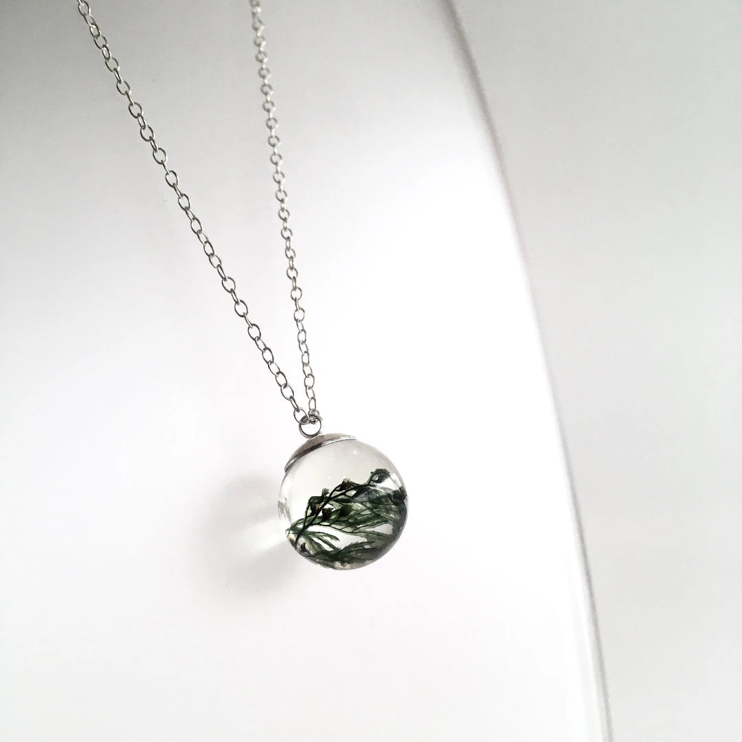 Ruby Robin FOREST MOSS Pendant Necklace All Jewellery