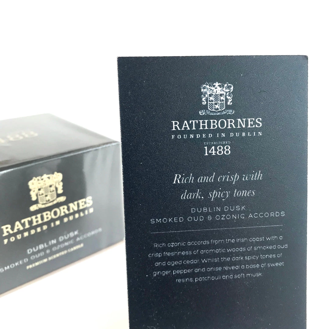 Rathbornes 1488 Home Accessories DUBLIN DUSK - REFILL - For Diffuser - Smoked Oud + Ozonic Accords - Made In Ireland