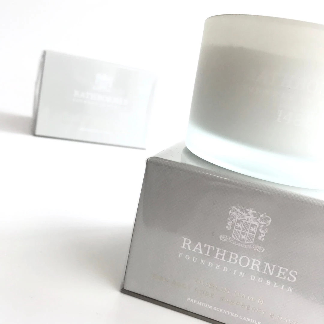 Rathbornes 1488 DUBLIN DAWN - Irish Rock Rose, Raspberry And Davana - Made In Ireland Home Accessories