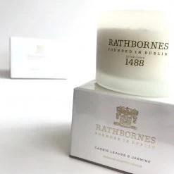 Rathbornes 1488 CASSIS LEAVES With JASMINE - Floral + Fruity With Earthy Moss - Made In Ireland Home Accessories