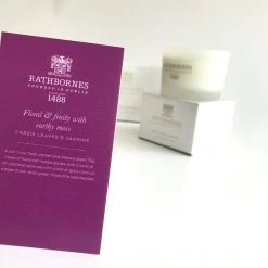 Rathbornes 1488 CASSIS LEAVES With JASMINE - Floral + Fruity With Earthy Moss - Made In Ireland Home Accessories