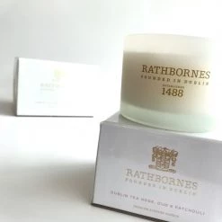 Rathbornes 1488 DUBLIN TEA ROSE - Oud + Patchouli - Made In Ireland Home Accessories