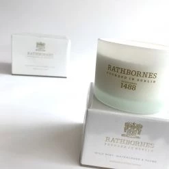 Rathbornes 1488 WILD MINT - Watercress And Thyme Candle - Made In Ireland