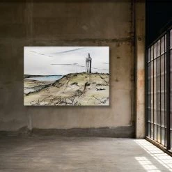 Stephen Farnan Studio SCRABO TOWER - Newtownards Strangford Lough County Down By Stephen Farnan