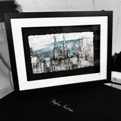 Stephen Farnan Studio Places SAINT PATRICK’S CATHEDRAL - Twin Spires Roman Catholic County Armagh By Stephen Farnan