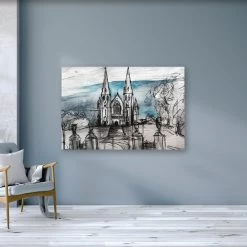 Stephen Farnan Studio Places SAINT PATRICK’S CATHEDRAL - Twin Spires Roman Catholic County Armagh By Stephen Farnan