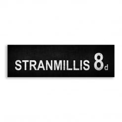 Belfast Canvas Co. Canvas Bus Signs STRANMILLIS 8d